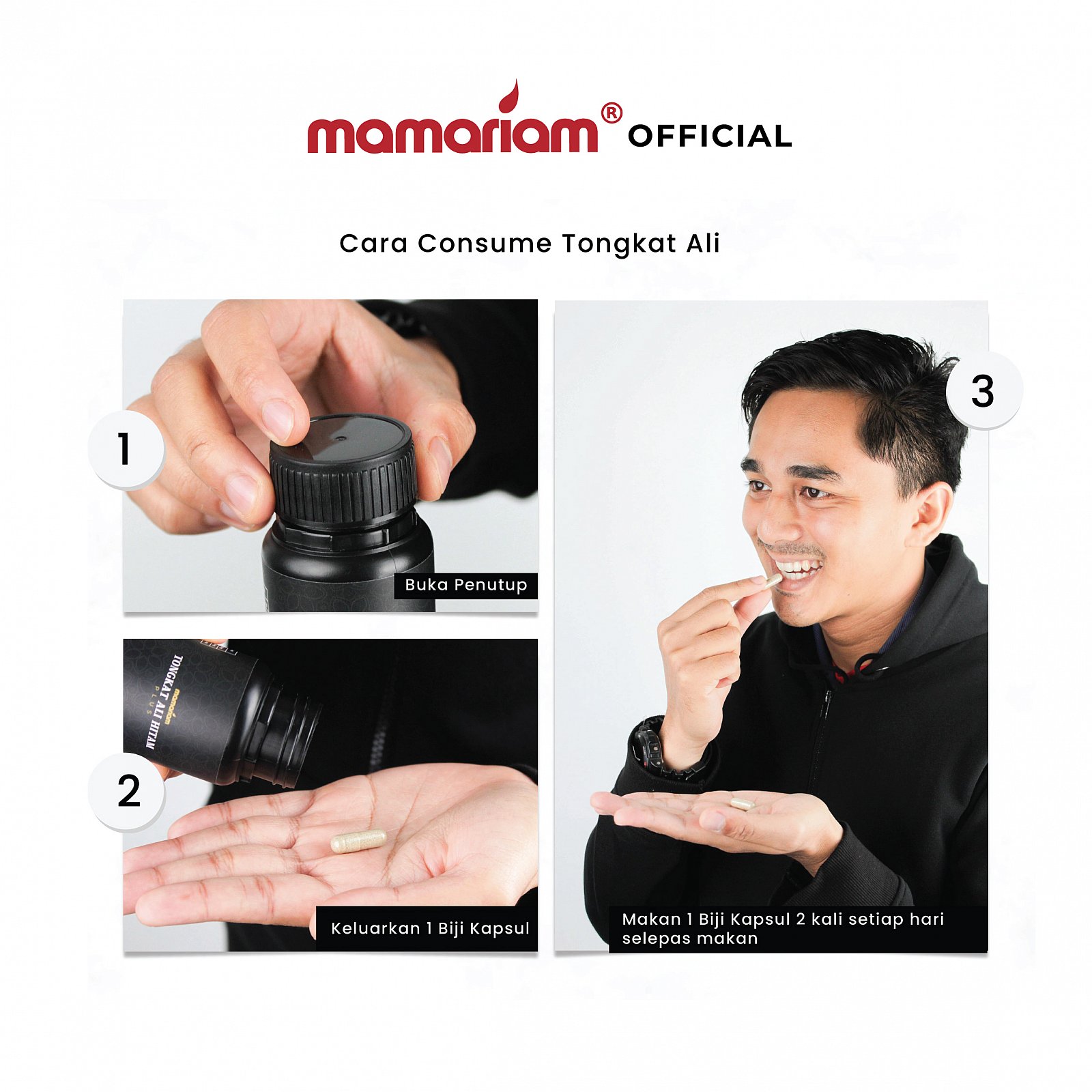 1 Botol Kapsul Tongkat Ali Plus