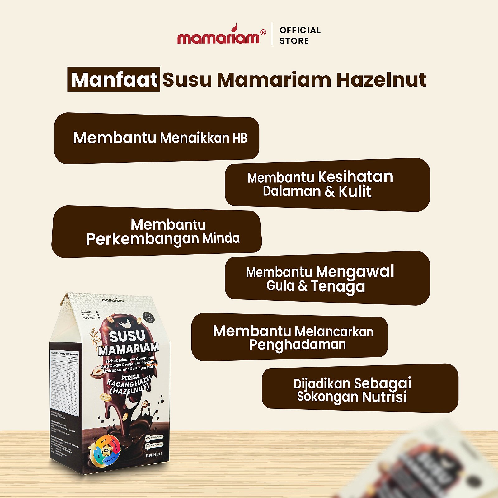 Mamariam Susu Hazelnut