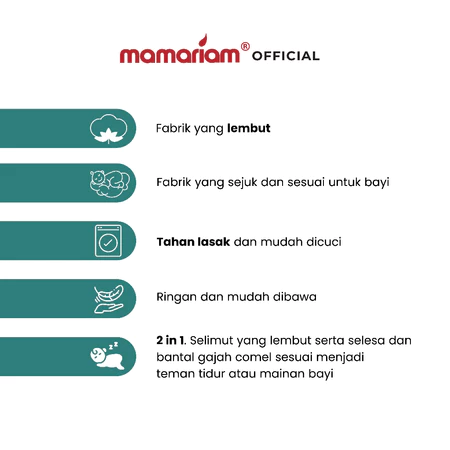 Baby Blanket Elephant Design